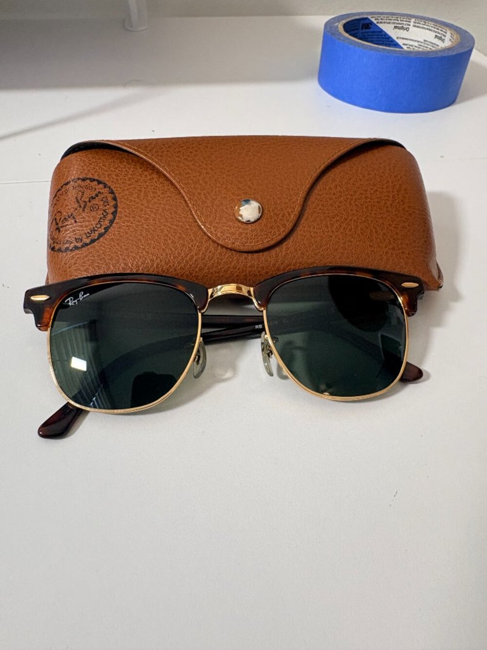 Ray Ban Clubmaster Tortoise Classic - Picture 2 of 3